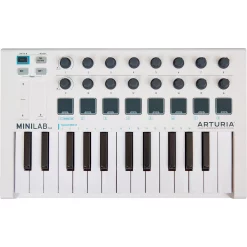 Outlet ???? Arturia Arturia MiniLab MkII Mini Hybrid Keyboard Controller White ????