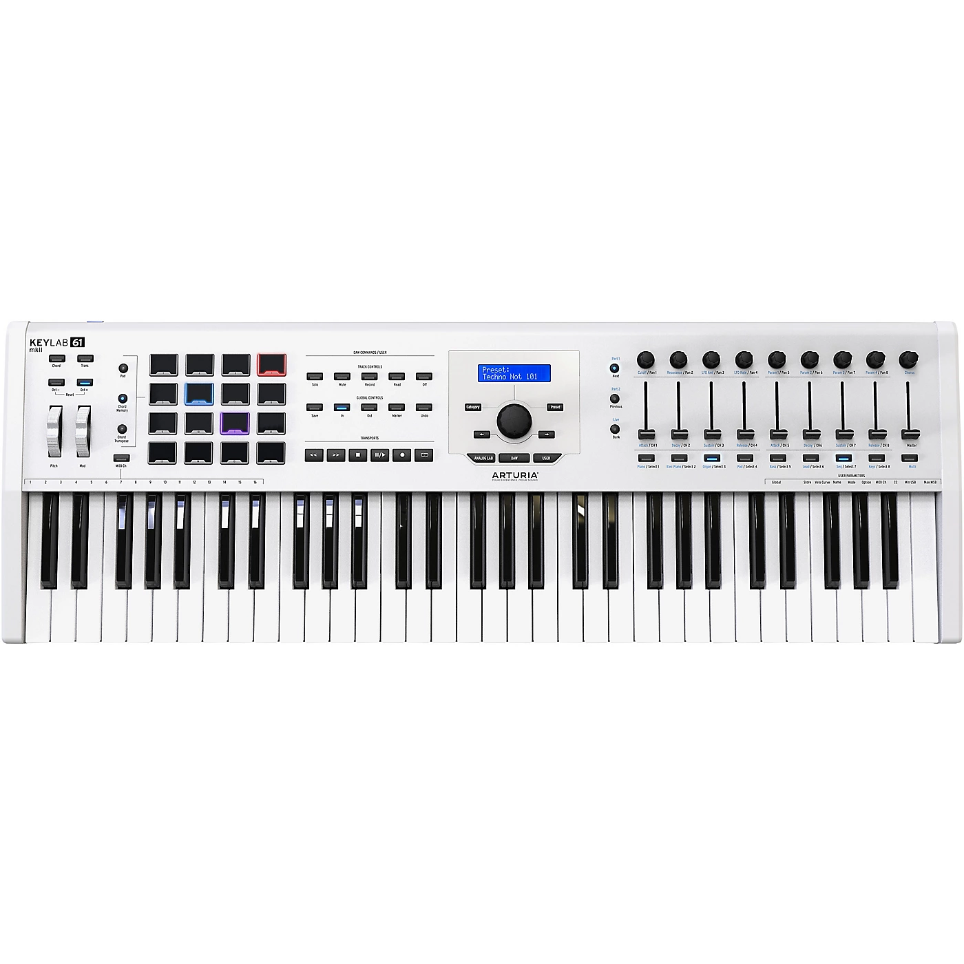 Arturia KeyLab 61 MKII Keyboard Controller White Cheap ???? Arturia Arturia KeyLab 61 MKII Keyboard Controller White ???? -Rocktron shop L28222000000000 00 1400x1400 1